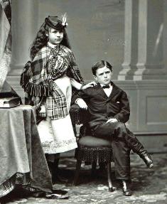 Nellie and Jesse Grant, 1869